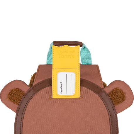 Sac à dos mini ourson 27 cm l’ecole des Blanc / marron 2 - vertbaudet enfant 