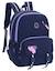 Sac à dos scolaire Glimmed Bleu 1 - vertbaudet enfant 