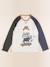 Tee-shirt coton - 10 ans Beige, bleu 1 - vertbaudet enfant 