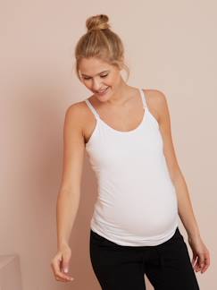 Sélection allaitement-Vêtements de grossesse-T-shirt, débardeur-Lot de 2 débardeurs d'allaitement fines bretelles
