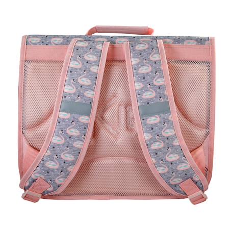 Cartable scolaire 38 cm Lovely Swan Rose 4 - vertbaudet enfant 