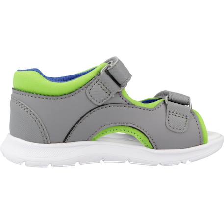 Sandale bébé synthétique gustavo Bleu+Gris 7 - vertbaudet enfant 