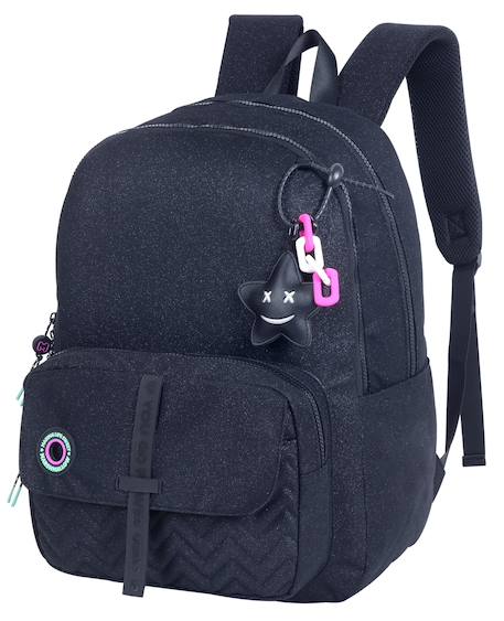 Sac à dos scolaire Nighty Noir 3 - vertbaudet enfant 