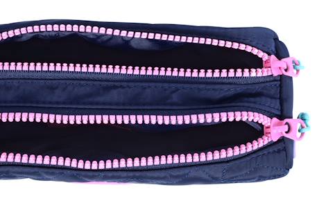 Trousse scolaire 2 compartiments Pixelly Bleu 3 - vertbaudet enfant 