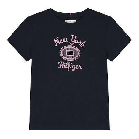 Fille-T-shirt fille manches courtes hilfiger foil