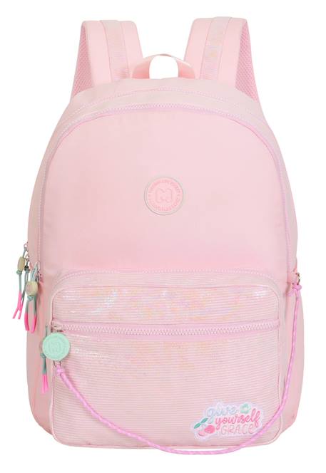 Sac à dos scolaire Grace Pink Rose 2 - vertbaudet enfant 