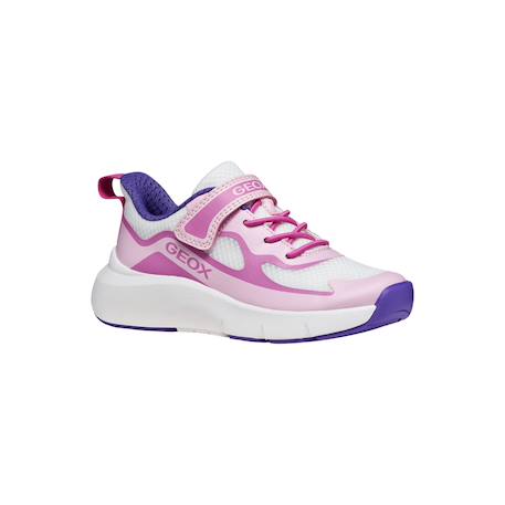 Baskets basses  à scratch Rose blanc 6 - vertbaudet enfant 