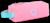 Trousse 2 compartiments Sweet Glow Pink Rose 2 - vertbaudet enfant 
