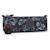 Trousse nylon lisse avec porte-clé singe Noir / bleu 1 - vertbaudet enfant 
