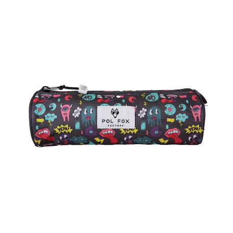 Trousse scolaire ronde Rider Bleu 1 - vertbaudet enfant 