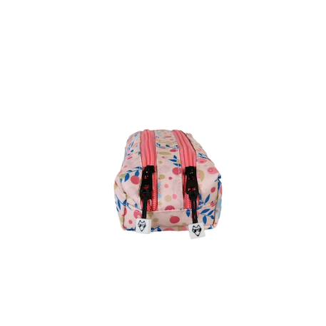 Trousse scolaire 2 compartiments Happy Blush Rose 3 - vertbaudet enfant 