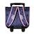 Cartable à roulettes 38 cm Cow Girl Bleu 3 - vertbaudet enfant 