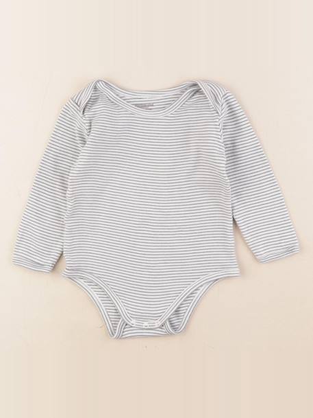 Body - 24 mois Blanc, vert 1 - vertbaudet enfant 