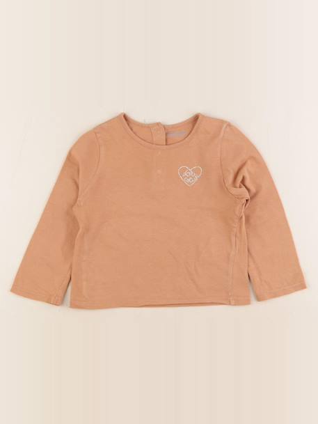 Tee-shirt - 18 mois Marron 1 - vertbaudet enfant 