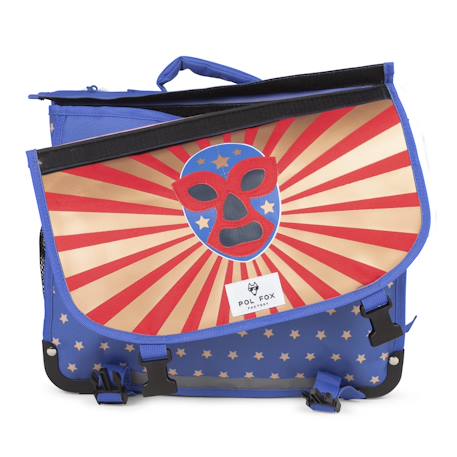 Cartable scolaire 38 cm réversible Catch Bleu 4 - vertbaudet enfant 