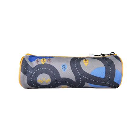 Trousse scolaire ronde Race Gris 4 - vertbaudet enfant 