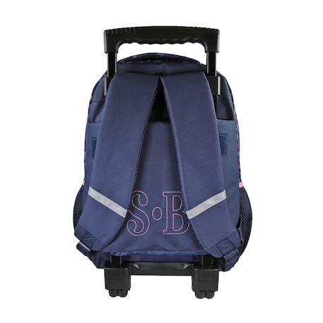 Sac à dos à roulettes Cow Girl Bleu 3 - vertbaudet enfant 