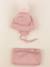 Ensemble bonnet/tour de cou - 3/6 mois Rose 1 - vertbaudet enfant 