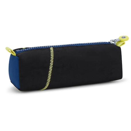 Trousse nylon lisse avec porte-clé singe Noir / jaune / bleu 4 - vertbaudet enfant 