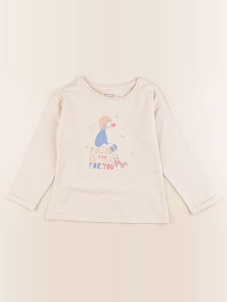 Tee-shirt - 4 ans Beige, or 1 - vertbaudet enfant 