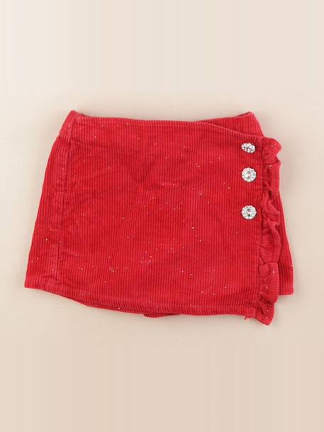 Jupe short - 4 ans Rouge 1 - vertbaudet enfant 