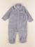 Pyjama velours - 12 mois Gris 1 - vertbaudet enfant 