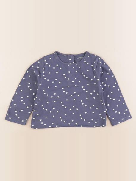 Tee-shirt - 18 mois Blanc, bleu 1 - vertbaudet enfant 