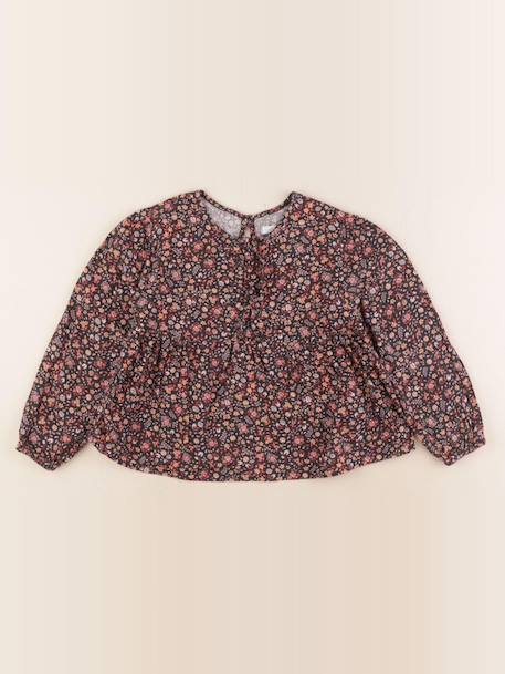 Blouse - 6 ans Noir, rouge 1 - vertbaudet enfant 
