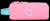 Trousse 2 compartiments Sweet Glow Pink Rose 1 - vertbaudet enfant 