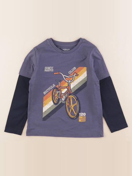 Tee-shirt - 5 ans Bleu 1 - vertbaudet enfant 
