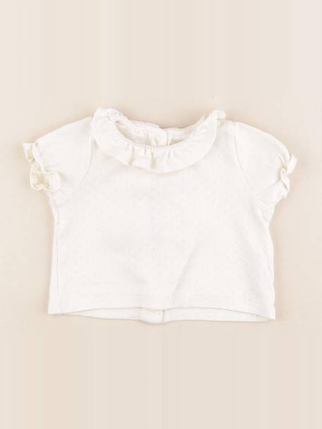 Tee-shirt - 3 mois Beige 1 - vertbaudet enfant 