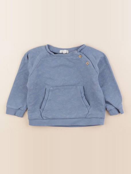 Sweat - 18 mois Bleu 1 - vertbaudet enfant 