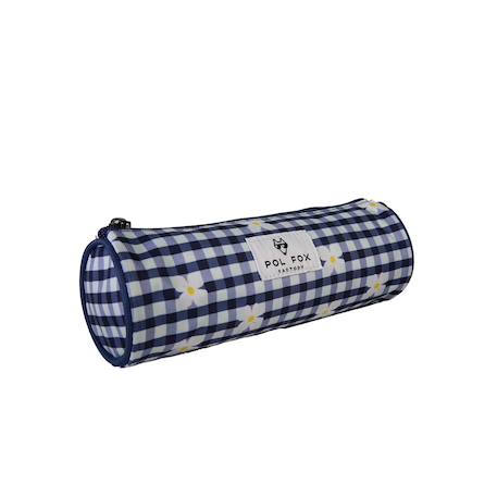 Trousse scolaire ronde Daisy Bleu 2 - vertbaudet enfant 
