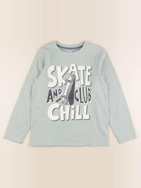 Tee-shirt coton - 10 ans Vert 1 - vertbaudet enfant 