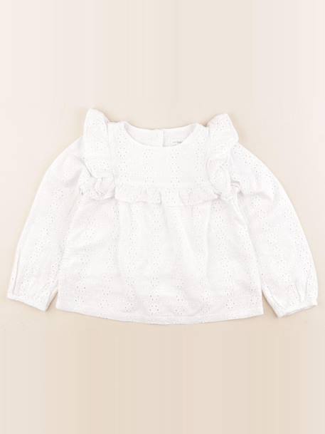 Blouse - 5 ans Blanc 1 - vertbaudet enfant 