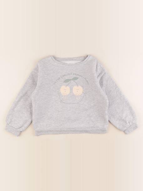Sweat - 6 ans Gris 1 - vertbaudet enfant 