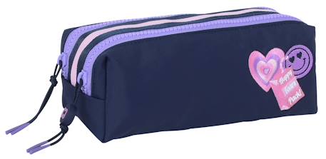 Trousse scolaire 2 compartiments Glimmed Bleu 1 - vertbaudet enfant 