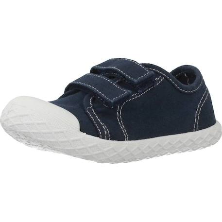 Basket garçon modèle cambridge Bleu+Brun clair 4 - vertbaudet enfant 