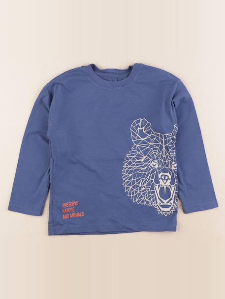 Tee-shirt - 5 ans Bleu 1 - vertbaudet enfant 