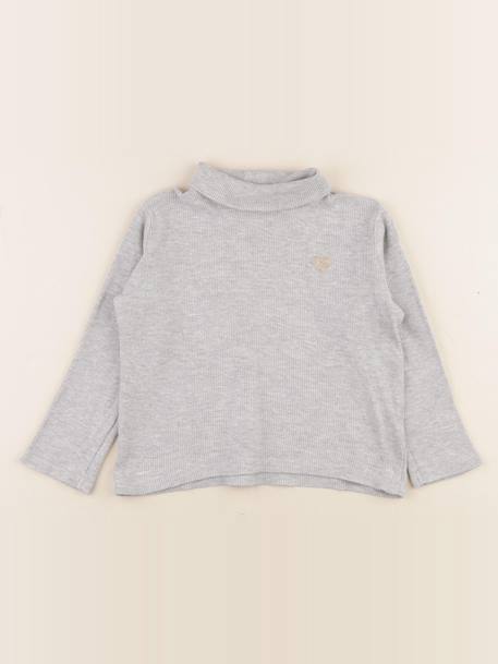 Sous-pull - 4 ans Gris 1 - vertbaudet enfant 