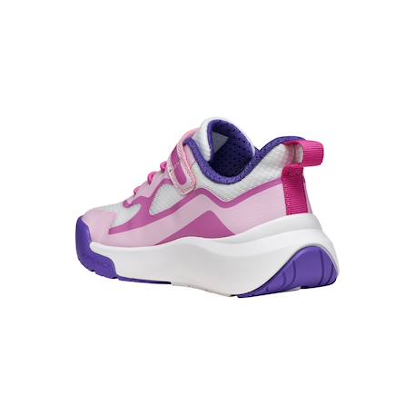 Baskets basses  à scratch Rose blanc 3 - vertbaudet enfant 