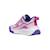 Baskets basses  à scratch Rose blanc 3 - vertbaudet enfant 