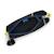 Trousse nylon lisse avec porte-clé singe Noir / jaune / bleu 3 - vertbaudet enfant 