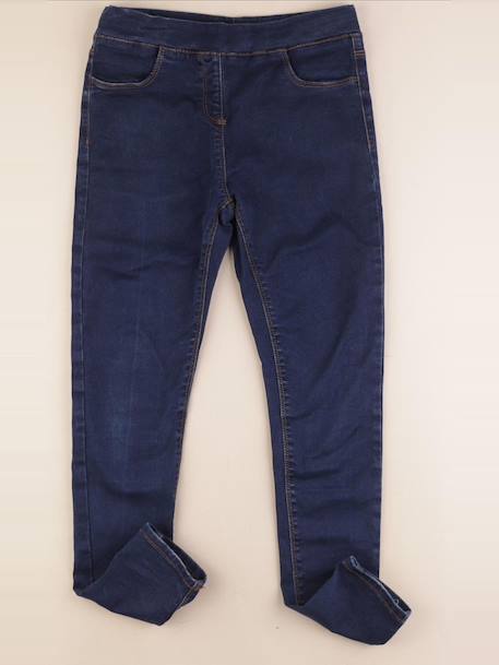Jegging - 14 ans Bleu 1 - vertbaudet enfant 