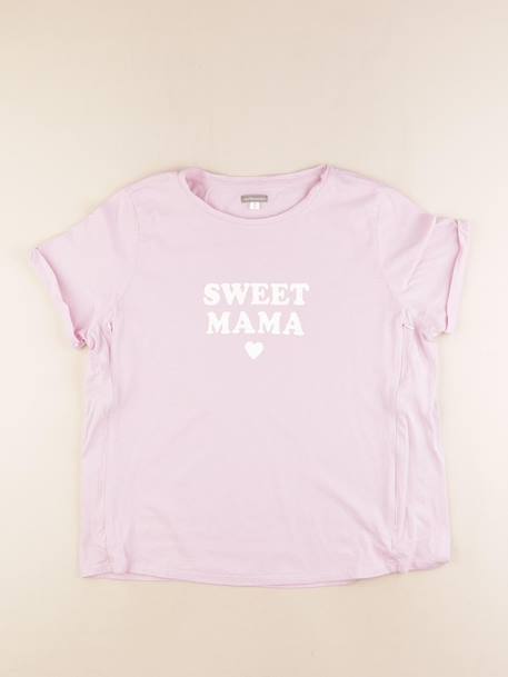 Tee-shirt grossesseallaitement - 46 à 48 Rose 1 - vertbaudet enfant 