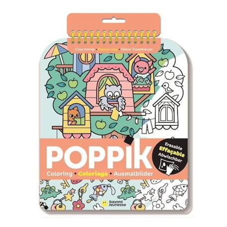 Coloriage magique effaçable - la maison cosy Multi-coloured 1 - vertbaudet enfant 