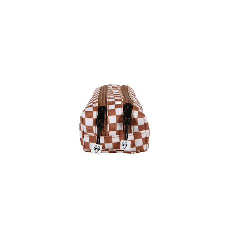 Trousse scolaire 2 compartiments Skate Marron 3 - vertbaudet enfant 