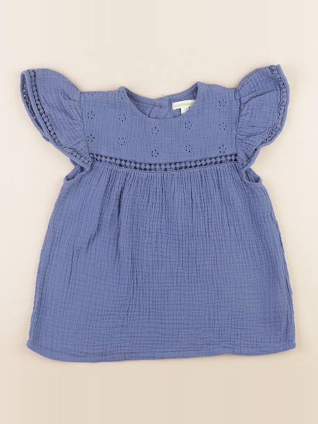 Blouse - 8 ans Bleu 1 - vertbaudet enfant 