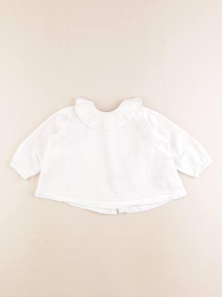 Blouse - 12 mois Blanc 1 - vertbaudet enfant 