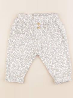 Seconde main-Fille-Pantalon-Pantalon doublé - 12 mois